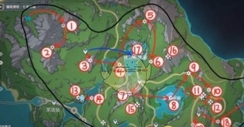 手游攻略分享-原神4.2水神瞳在哪里？