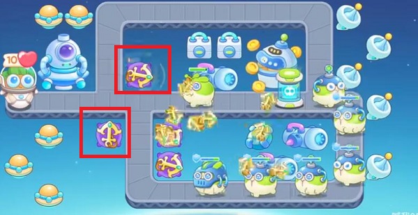 《保衛(wèi)蘿卜4》太空穿越第3關滿星攻略