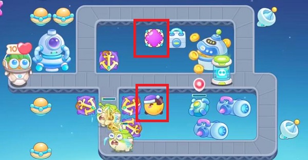 《保衛(wèi)蘿卜4》太空穿越第3關滿星攻略