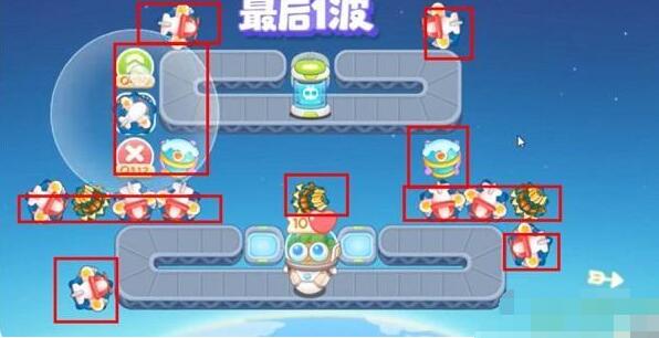 《保衛蘿卜4》太空穿越第28關滿星攻略