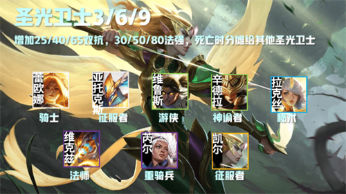 云頂之弈s59圣光衛士陣容推薦圖1