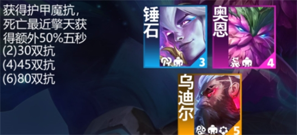 手游攻略-云頂之弈s11擎天衛(wèi)羈絆效果推薦