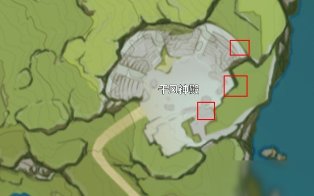 手游攻略-原神千風殿元素柱子位置分布！