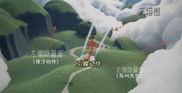 手游攻略-光遇云野揮手先祖在哪里？
