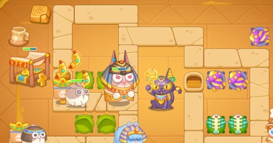 保衛(wèi)蘿卜4法老歸來第56關(guān)怎么過圖四