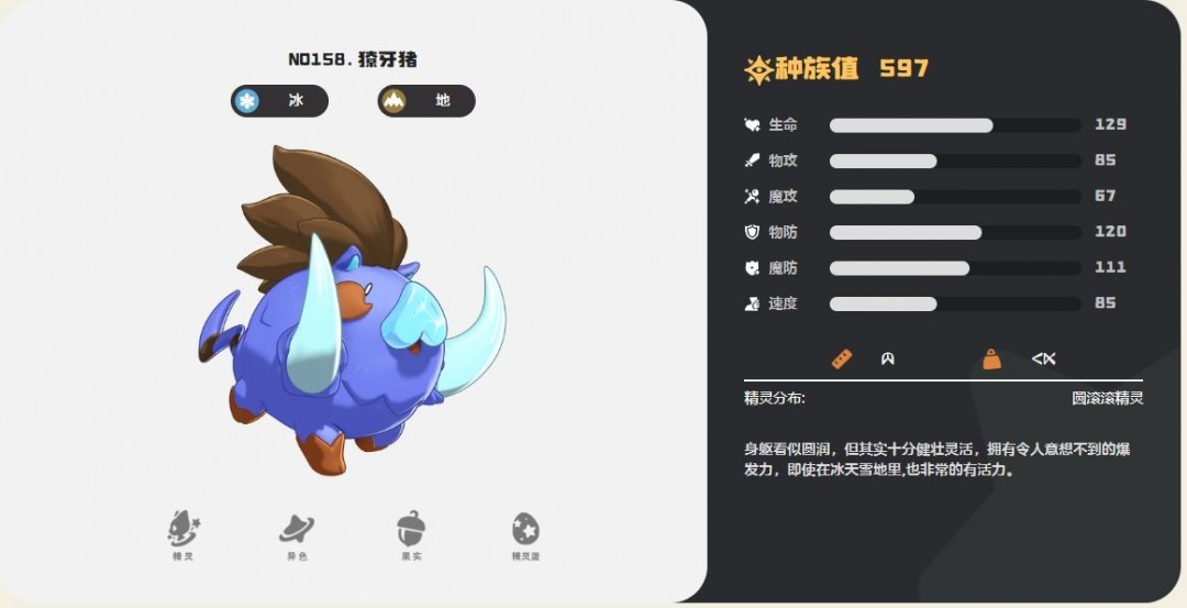 洛克王國世界獠牙豬技能介紹