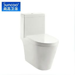 尚高SOL860噴射虹吸式連體馬桶 靜音節(jié)水，北京房天下熱薦潔具