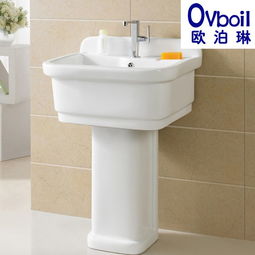 潮州陶瓷立柱盆 浴室洗衣池、陽臺(tái)拖布池、地拖桶、拖把盆廠家直銷批發(fā)，品質(zhì)與實(shí)惠兼具