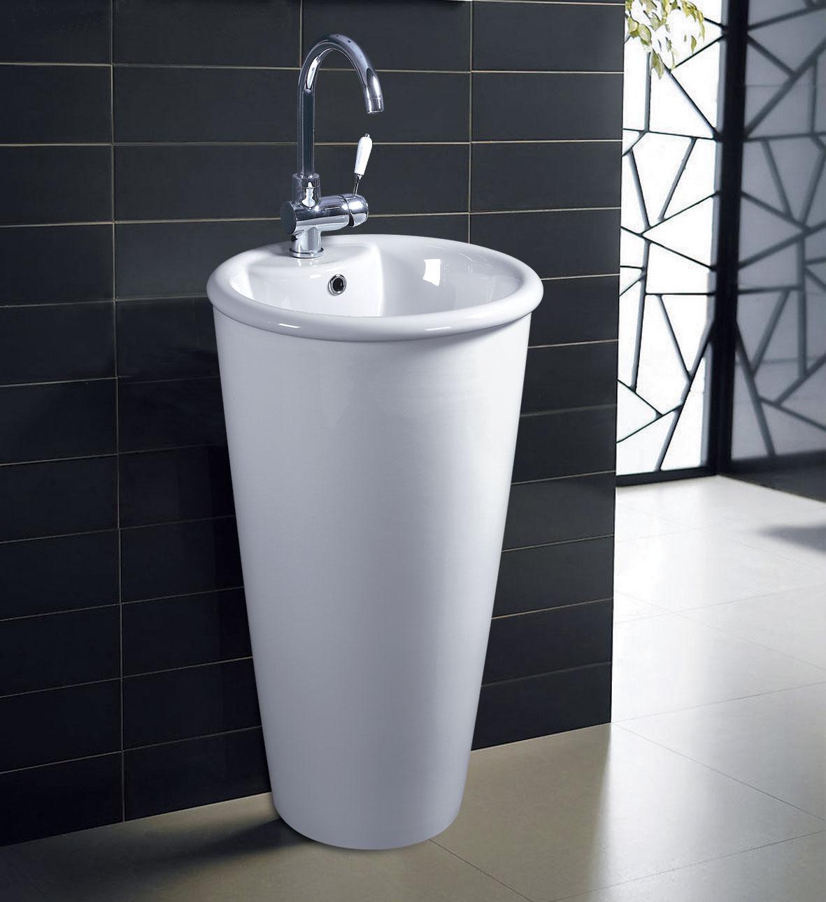 泰陶TA9302立柱盆 設(shè)計(jì)與功能兼?zhèn)涞默F(xiàn)代衛(wèi)浴選擇